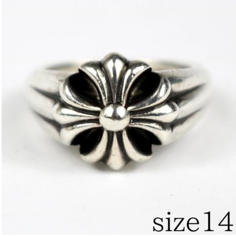 Chrome Hearts Small Cutout CH Plus Ring #31562