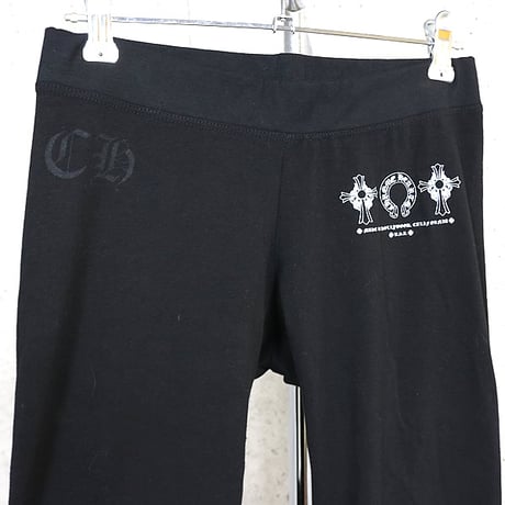 Chrome Hearts Horseshoe Hairy Cross Logo Leggings #31685