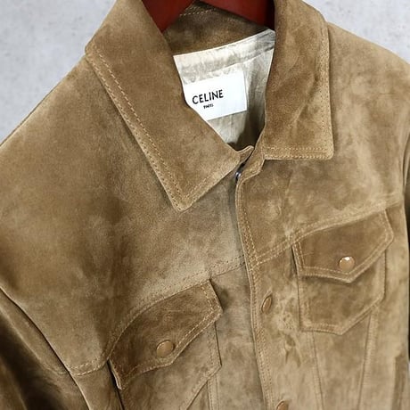 Celine FW25 Split Calfskin Trucker Jacket #31512