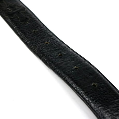 Chrome Hearts 1.5 Cemetery Cross Patch Leather Belt Strap #31804