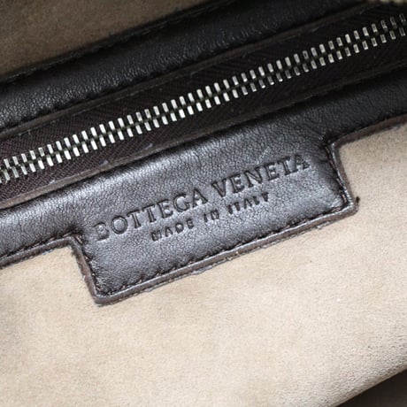 BOTTEGA VENETA Montaigne Satchel Bag Intrecciato Leather Dark Brown #75635