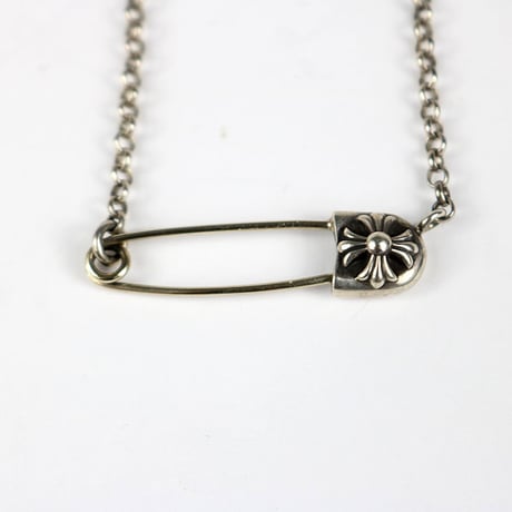 Chrome Hearts Safety Pin Roll Chain Necklace 16inches #31158