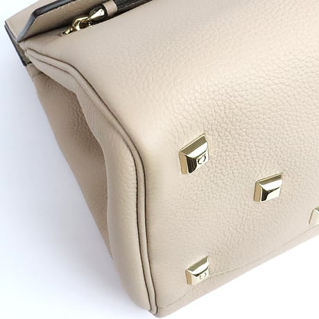 Salvatore Ferragamo Small Studio Soft Bag Leather Beige #19740