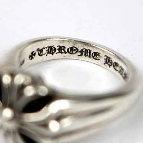 Chrome Hearts Small Cutout CH Plus Ring #31562
