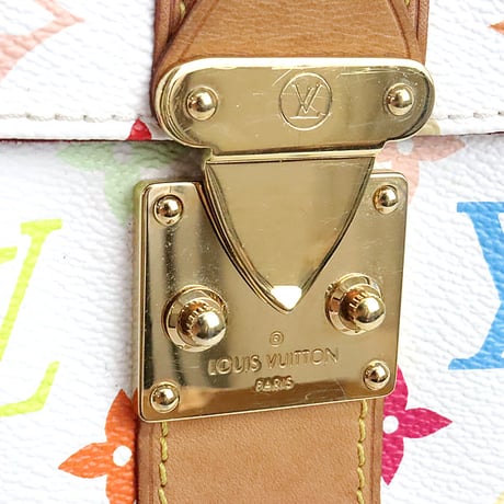 Louis Vuitton x Murakami Speedy 30 Handbag Monogram Multicolor White M92643 #19892