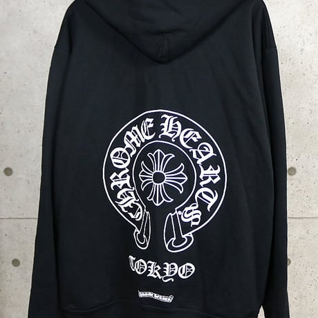 Chrome Hearts Tokyo Limited Zip Up Hoodie Black #32187
