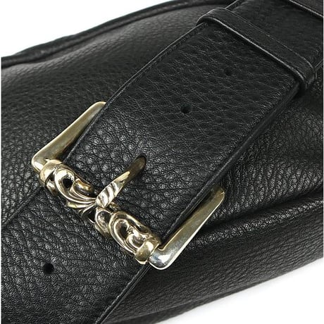 Chrome Hearts Brand New Strap On Leather Body Bag #104222