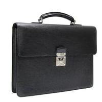 Louis Vuitton Robusto Briefcase Epi Leather Black M54552 #76707