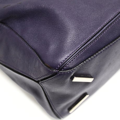 LOEWE Medium Puzzle Bag Leather Purple #75589