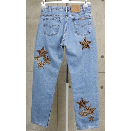 Chrome Hearts Levi's Brand New U VNTG Leopard Strar Denim Pants 29inches #30838
