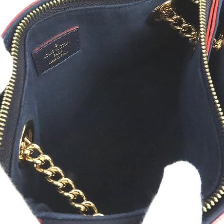 Louis Vuitton Surene BB Shoulder Bag Monogram Empreinte Marine Rouge M43750 #19503