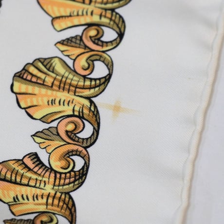 HERMES Carre 90 Silk 100% Scarf Stole "LVDOVICVS MAGNVS" #76551