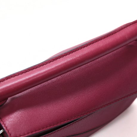 LOEWE Mini Puzzle Bag Leather Wine #75416