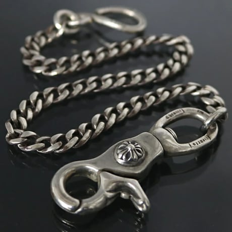 Chrome Hearts Baby Classic Link Wallet Chain 1 Clip Short #101235