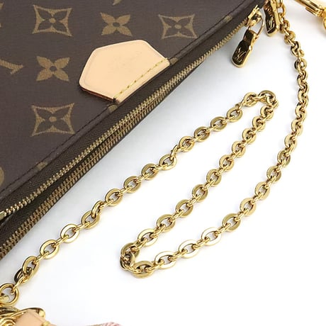Louis Vuitton Multi Pochette Accessoires Handbag Monogram Canvas Pink M44840 #19526