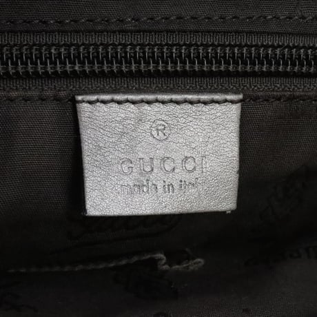 GUCCI Tote Bag GG Imprime PVC Leather Champagne Gold #19849