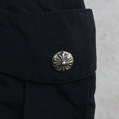 Chrome Hearts Horseshoe Cross Button Dagger Zip Swim Shorts #103918