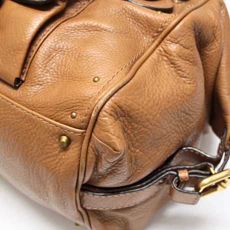 Chloe Mini Paddington Handbag Leather Brown #75693
