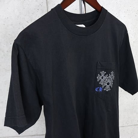Chrome Hearts Old Vintage Circle Logo Print Pocket T-Shirt #31701