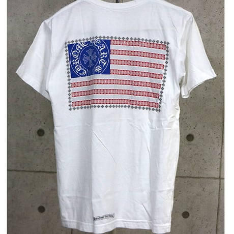 Chrome Hearts American Flag Vine Dagger T-Shirt #31922