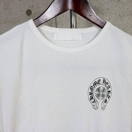 Chrome Hearts Old Back Cemetery Cross Logo T-Shirt #31642