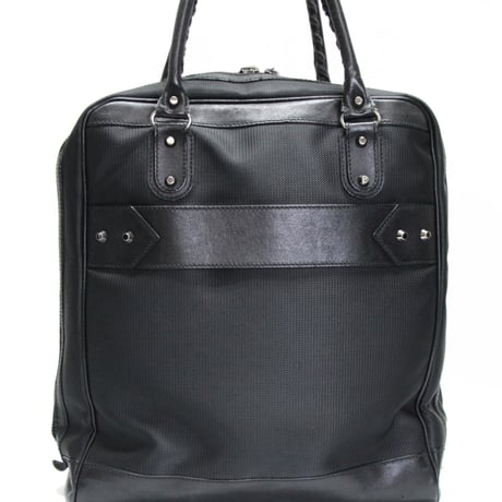 BALENCIAGA Briefcase Nylon Leather Black ＃76408