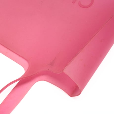 CHANEL Jelly Tote Bag Rubber Pink #76365