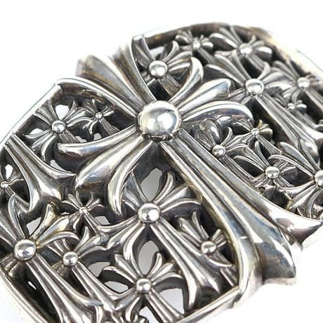 Chrome Hearts 1.5 Inch Cemetery Cross Belt Buckle #104133