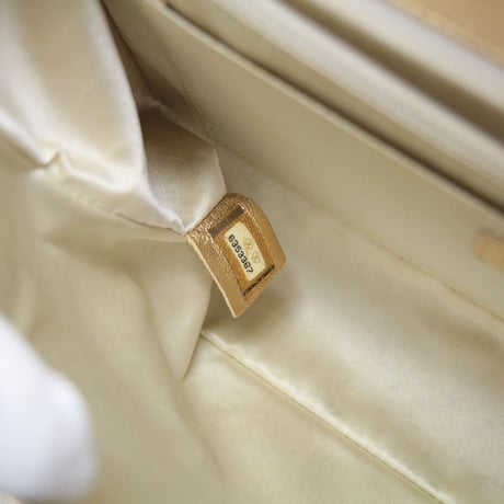 CHANEL Medium New Travel Ligne Flap Bag Quilted Nylon Beige #76784