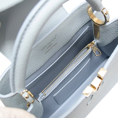 Louis Vuitton Capucines BB Handbag Taurillon Leather Olympic Blue M24656 #76414