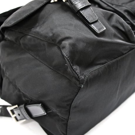 PRADA Backpack Nylon Black #75702