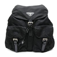 PRADA Backpack Nylon Black #76210