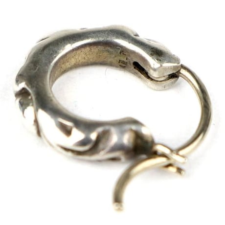 CHROME HEARTS Tiny Scroll Hoop Earring #104930