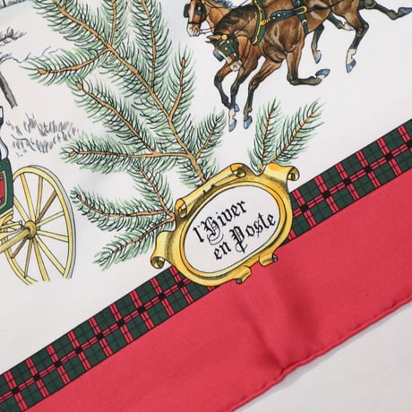 HERMES Carre 90 Silk 100% Scarf Stole "The Bull & Mouth Regent's Circus Piccadilly" #76557