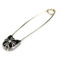 Chrome Hearts Safety Pin Large 1P Diamond Charm #104226
