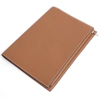 HERMES EA Zip Notebook Cover Togo Leather Gold ＃19519