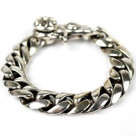 Chrome Hearts Cross Ball Classic Chain Clip Bracelet 15 Links #104939