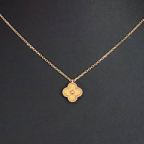 Van Cleef＆Arpels Sweet Alhambra Pendant Necklace 18K Pink Gold ＃20293