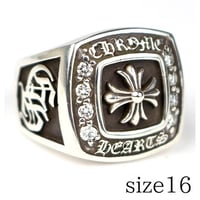 Chrome Hearts Large Champion Ring Pave Diamonds #103805