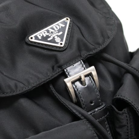 PRADA Backpack Nylon Black #76061