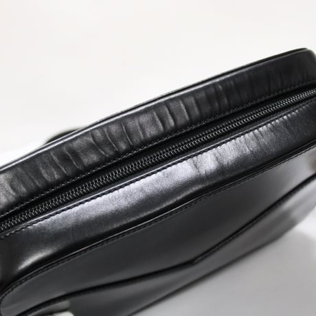 YVES SAINT LAURENT Vintage Shoulder Bag Leather Black #75305