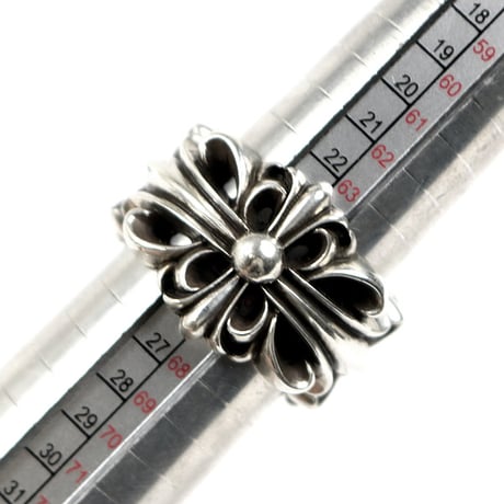 Chrome Hearts Double Floral Cross Ring #31774