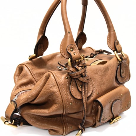 Chloe Mini Paddington Handbag Leather Brown #75693