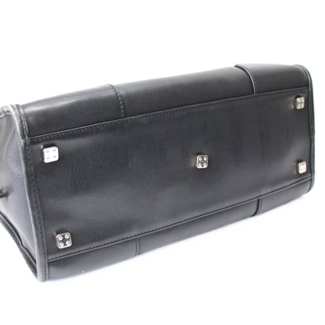 LOEWE Old Model Amazona 28 Handbag Leather Black #76377