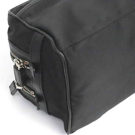 PRADA Clutch Bag Nylon Black #19529