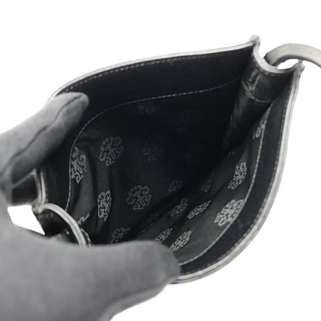 Chrome Hearts CH Cross Patch Square Pocket Leather Shoulder Bag #104262