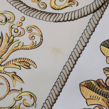 HERMES Carre 90 Silk 100% Scarf Stole "LVDOVICVS MAGNVS" #76551