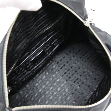 PRADA Mini Bowling Bag Nylon Black BL0567 ＃76435