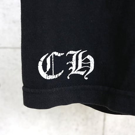 Chrome Hearts Old Vitage Horseshoe Scroll Label Print T-Shirt #103825