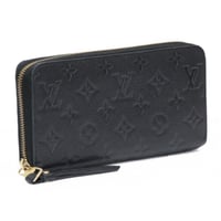 Louis Vuitton Zippy Wallet Monogram Empreinte Black M60571 #75784
